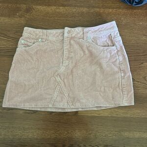 Urban Outfitters Corduroy Light Pink Mini Skirt